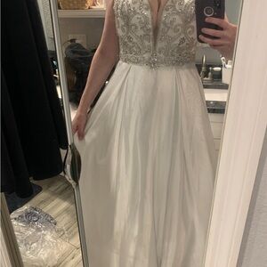 Coya Ball Gown - silver